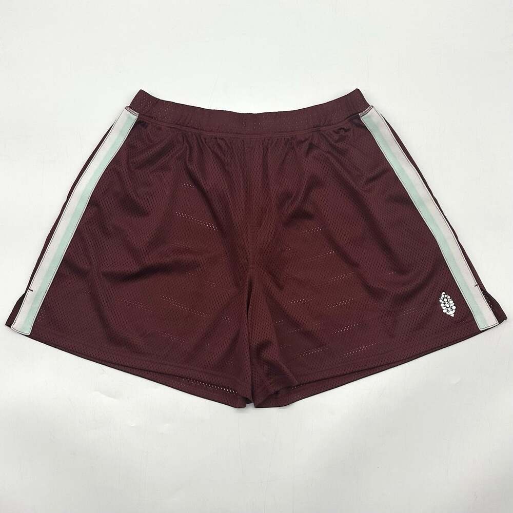 Free People Movement Women's Size Small 5" Ins University Red Mesh Shorts NWOT
